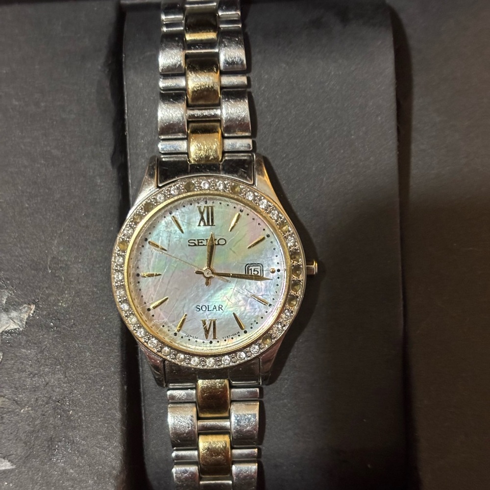 Seiko Women's Two-Tone Silver and Gold Watch